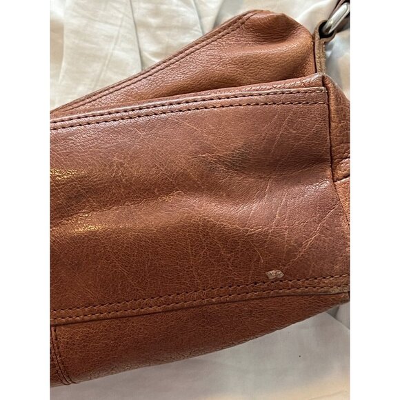 Spikes and Sparrow Genuine Leather Handbag Shoulder Bag Tan Brown Tote - Picture 10 of 16